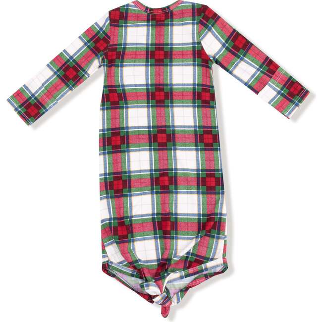 Knotted Gown, Holiday Plaid