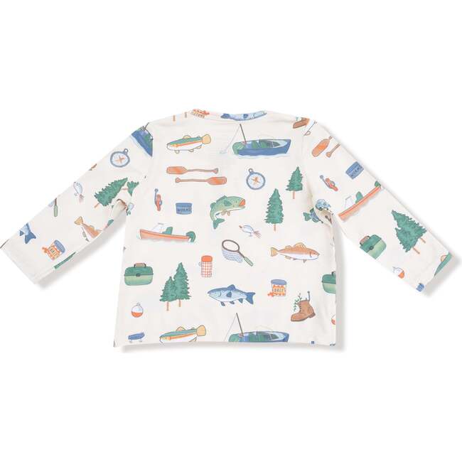 Long Sleeve Henley Top and Waffle Jogger, Fishing Things - Mixed Apparel Set - 4