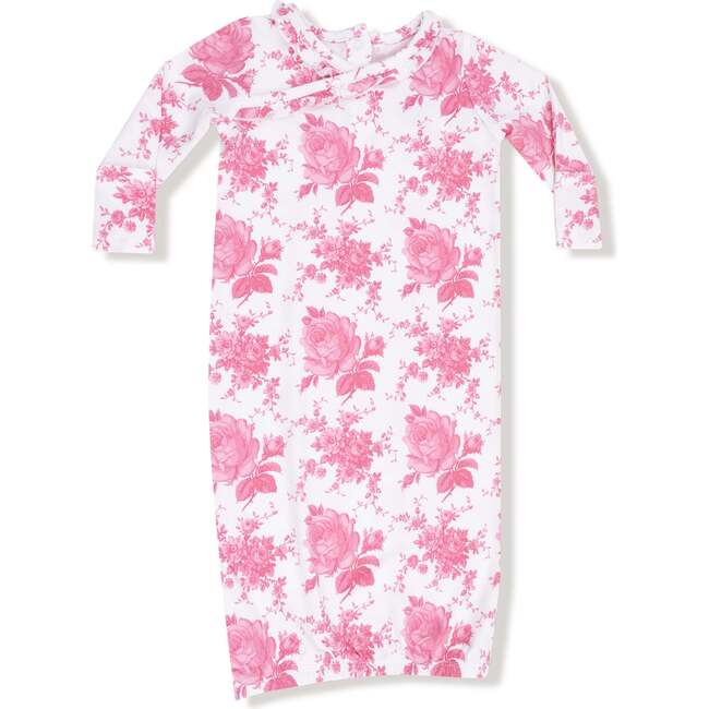 Kimono Gown, Vintage Pink Roses