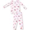 Loungewear Set, Candy Cane Bows - Mixed Apparel Set - 1 - thumbnail