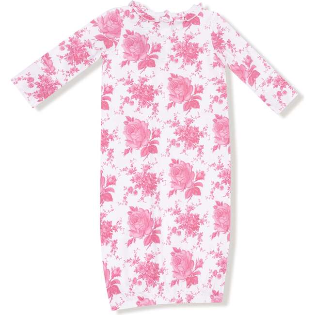 Kimono Gown, Vintage Pink Roses