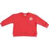 Drop Sleeve Sweatshirt with Rib Cuffs + Pocket, Gingerbread - Sweatshirts - 1 - thumbnail