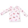 Loungewear Set, Candy Cane Bows - Mixed Apparel Set - 2