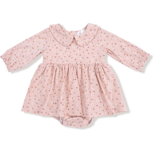 Long Sleeve Peter Pan Collar Bubble with Skirt, Carrie Floral Viscose from Bamboo