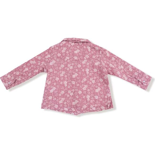 Long Sleeve Western Pearl Snap Shirt, Bandana Floral - Button Downs - 2