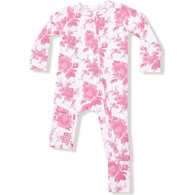 Convertible Romper, Vintage Pink Roses