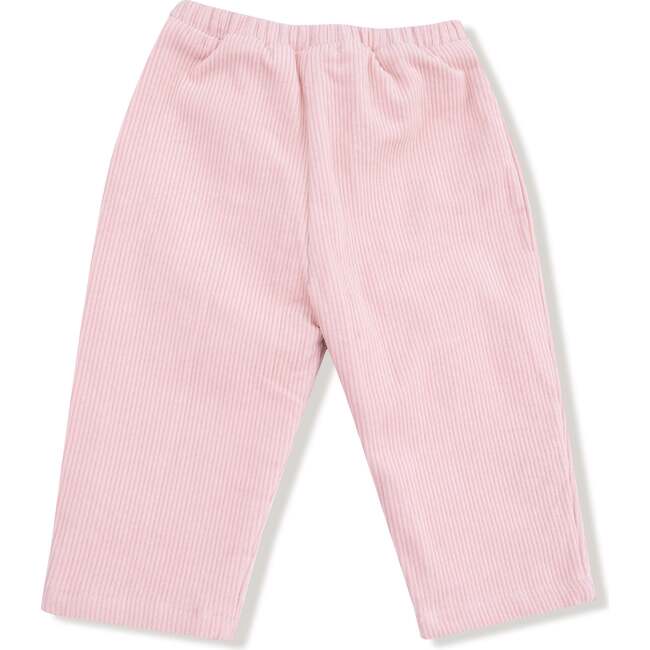 Cord Paperbag Pant with Bamboo Lining, Corduroy Veiled Pink - Pants - 2