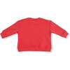 Drop Sleeve Sweatshirt with Rib Cuffs + Pocket, Gingerbread - Sweatshirts - 2