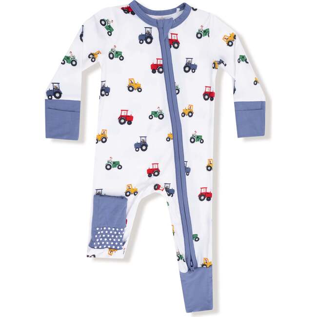 Convertible Romper, Mini Tractors