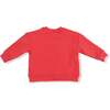 Drop Sleeve Bow Sweatshirt with Rib Cuffs, Holiday Plaid - Sweatshirts - 3