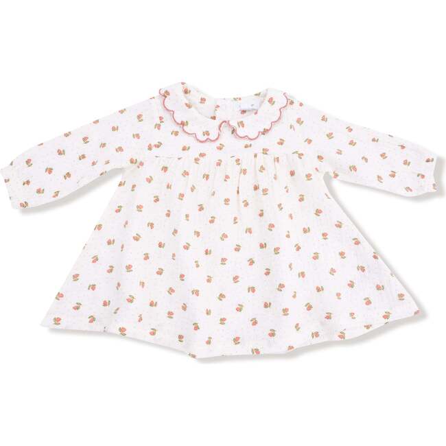 Long Sleeve Petal Collar Dress and Bloomer, Petite Pointe Fleur - Dresses - 2