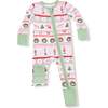 Convertible Romper, Sugar Plum Fairy Nutcracker Fair Isle Pink - Rompers - 1 - thumbnail