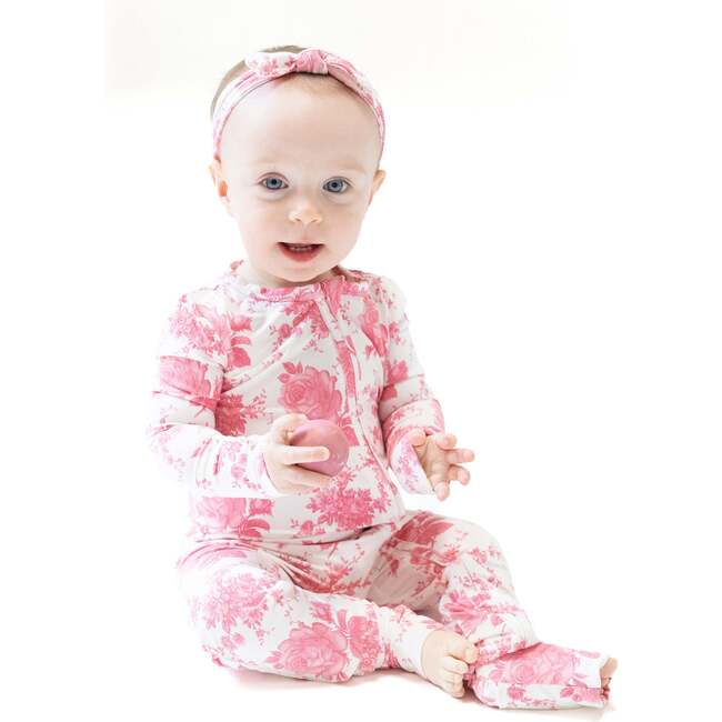 Convertible Romper, Vintage Pink Roses - Rompers - 2