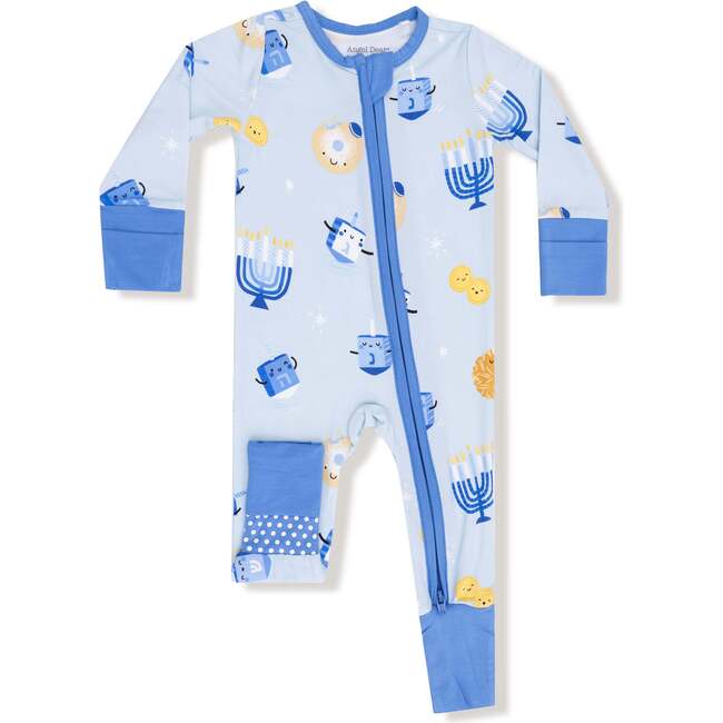 Convertible Romper, Hanukkah Blue