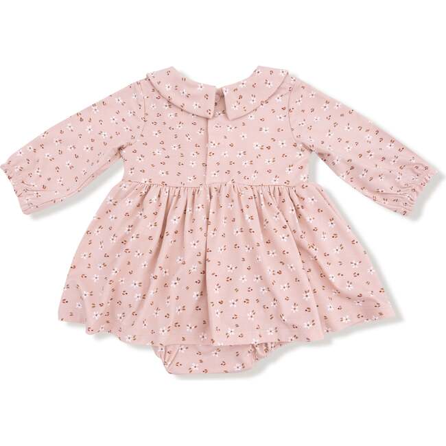 Long Sleeve Peter Pan Collar Bubble with Skirt, Carrie Floral Viscose from Bamboo - Dresses - 3