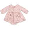Long Sleeve Peter Pan Collar Bubble with Skirt, Carrie Floral Viscose from Bamboo - Dresses - 3