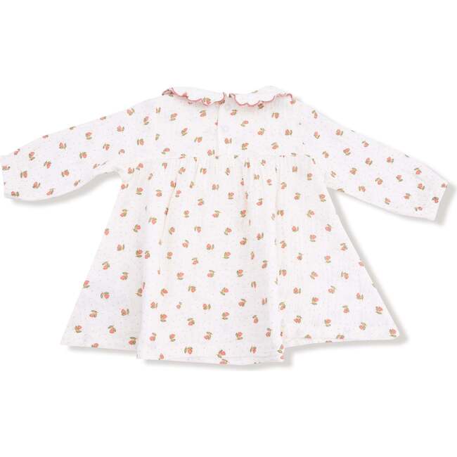 Long Sleeve Petal Collar Dress and Bloomer, Petite Pointe Fleur - Dresses - 3