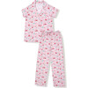 Adult Short Sleeve Coat Style with Pants, Golfing Mrs. Clause and Elves - Pajamas - 1 - thumbnail