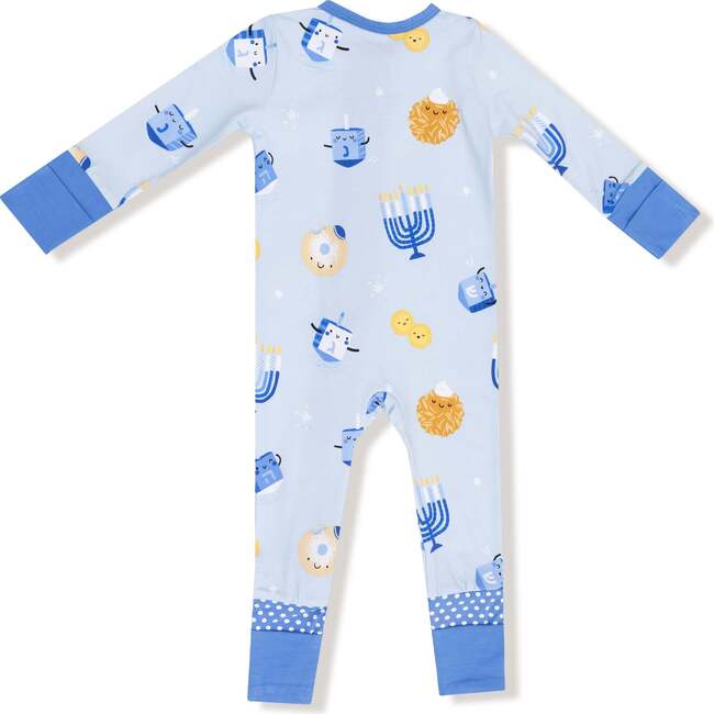 Convertible Romper, Hanukkah Blue - Rompers - 2