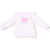 Bow Ruffle Sweatshirt, French Terry Pretty Bows - Sweatshirts - 1 - thumbnail