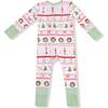 Convertible Romper, Sugar Plum Fairy Nutcracker Fair Isle Pink - Rompers - 2