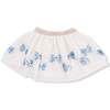 Blue Bow Tutu Skirt, Romi Floral - Tutus - 1 - thumbnail