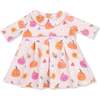Box Pleat Dress with Legging Set, AUTUMN PUMPKINS Pink - Dresses - 2