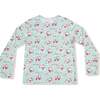 Adult Long Sleeve Top, Golfing Santa and Elves - Shirts - 1 - thumbnail
