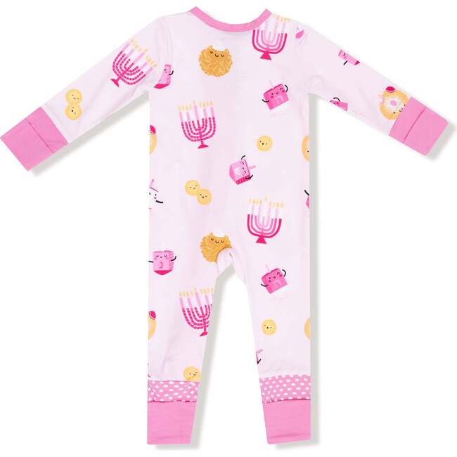 Convertible Romper, Hanukkah Pink