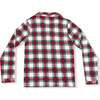 Adult Long Sleeve Coat Style Pajama Top, Holiday Plaid - Pajamas - 3
