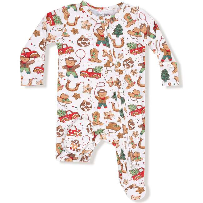 2 Way Zipper Footie, Cowboy Christmas Cookies