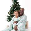 Adult Long Sleeve Top, Golfing Santa and Elves - Shirts - 2