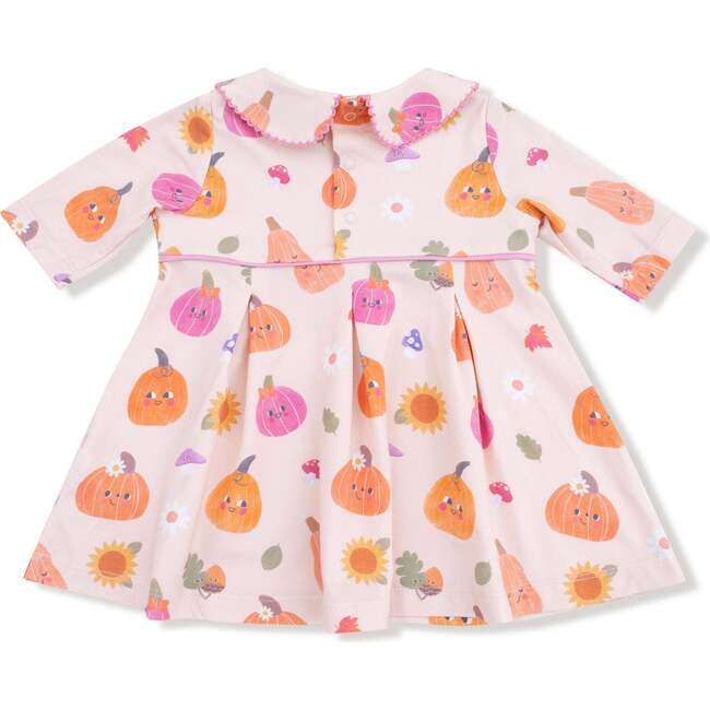 Box Pleat Dress with Legging Set, AUTUMN PUMPKINS Pink - Dresses - 4
