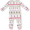 2 Way Zipper Footie, Nutcracker Fair Isle - Footie Pajamas - 3