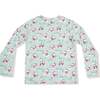Adult Long Sleeve Top, Golfing Santa and Elves - Shirts - 3