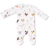 2 Way Zipper Footie, Collectors Chickens Unisex - Footie Pajamas - 2 - thumbnail