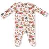 2 Way Zipper Footie, Cowboy Christmas Cookies - Footie Pajamas - 2