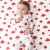 2 Way Zipper Footie, Painterly Mushrooms - Footie Pajamas - 2