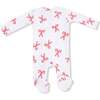 2 Way Zipper Footie, Candy Canes - Footie Pajamas - 3