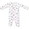 2 Way Zipper Footie, Little Farm - Footie Pajamas - 3
