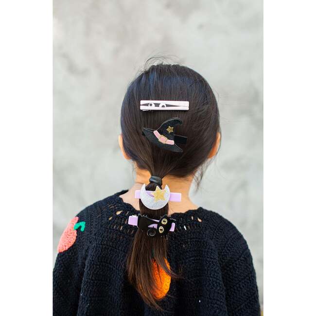 Witch Accessories Hat and Broom Hair Clips