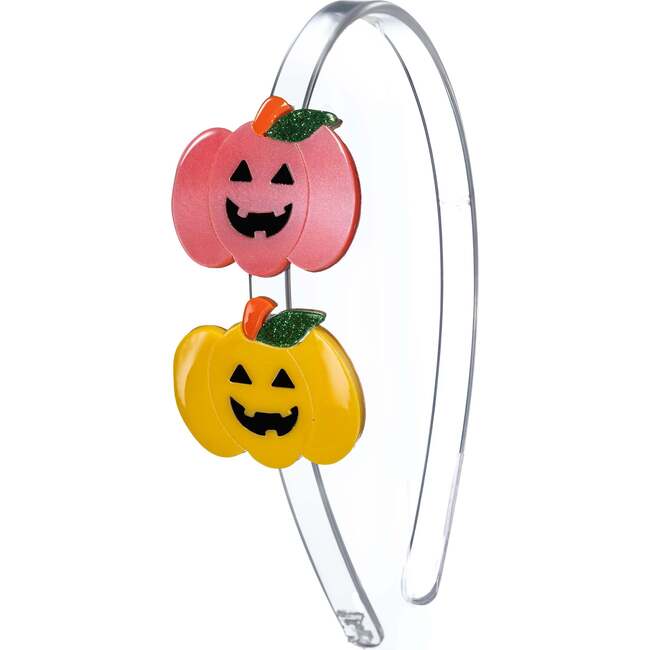 Pumpkin Double Yellow Pink Headband