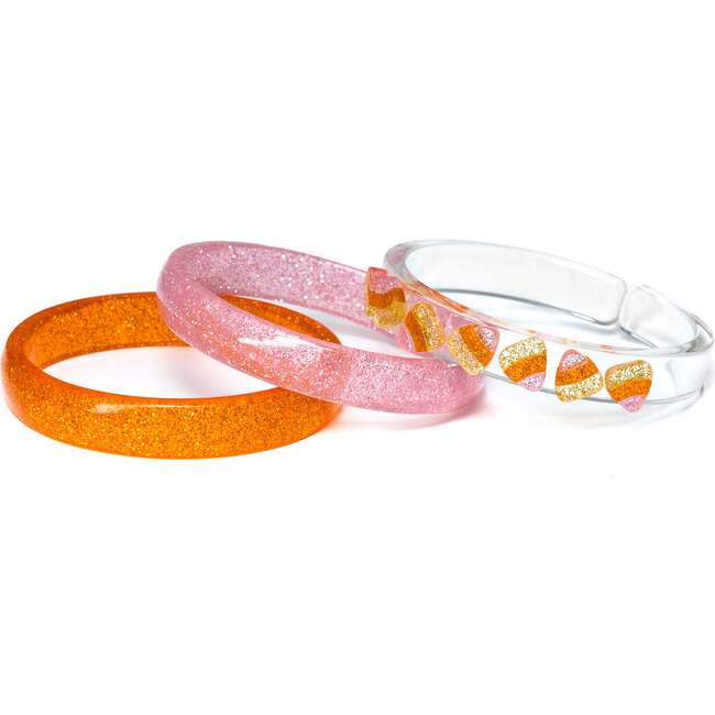 Candy Corn Glitter Bracelet Set
