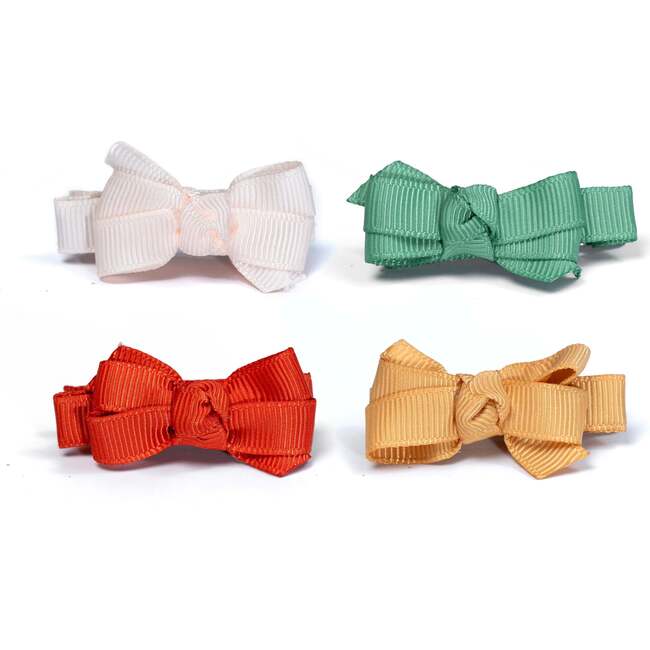 Baby Fall Colors Bows Hair Clips