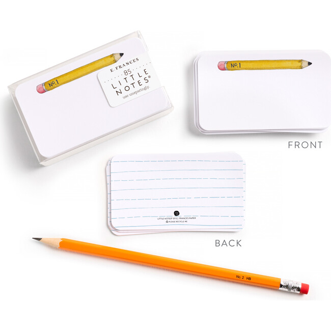 Set of 85 Little Notes, Pencil