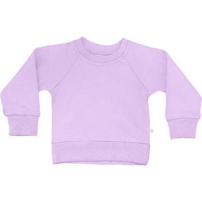 Crewneck Terry Sweatshirt, Lilac