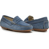 Sam Suede Penny Loafers, Blue - Loafers - 2