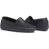Alex Leather Penny Loafers, Navy - Loafers - 3