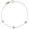 Children's You Are Loved Bracelet, Silver - Bracelets - 1 - thumbnail