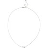 You Make My Wishes Come True Necklace, Silver - Necklaces - 1 - thumbnail